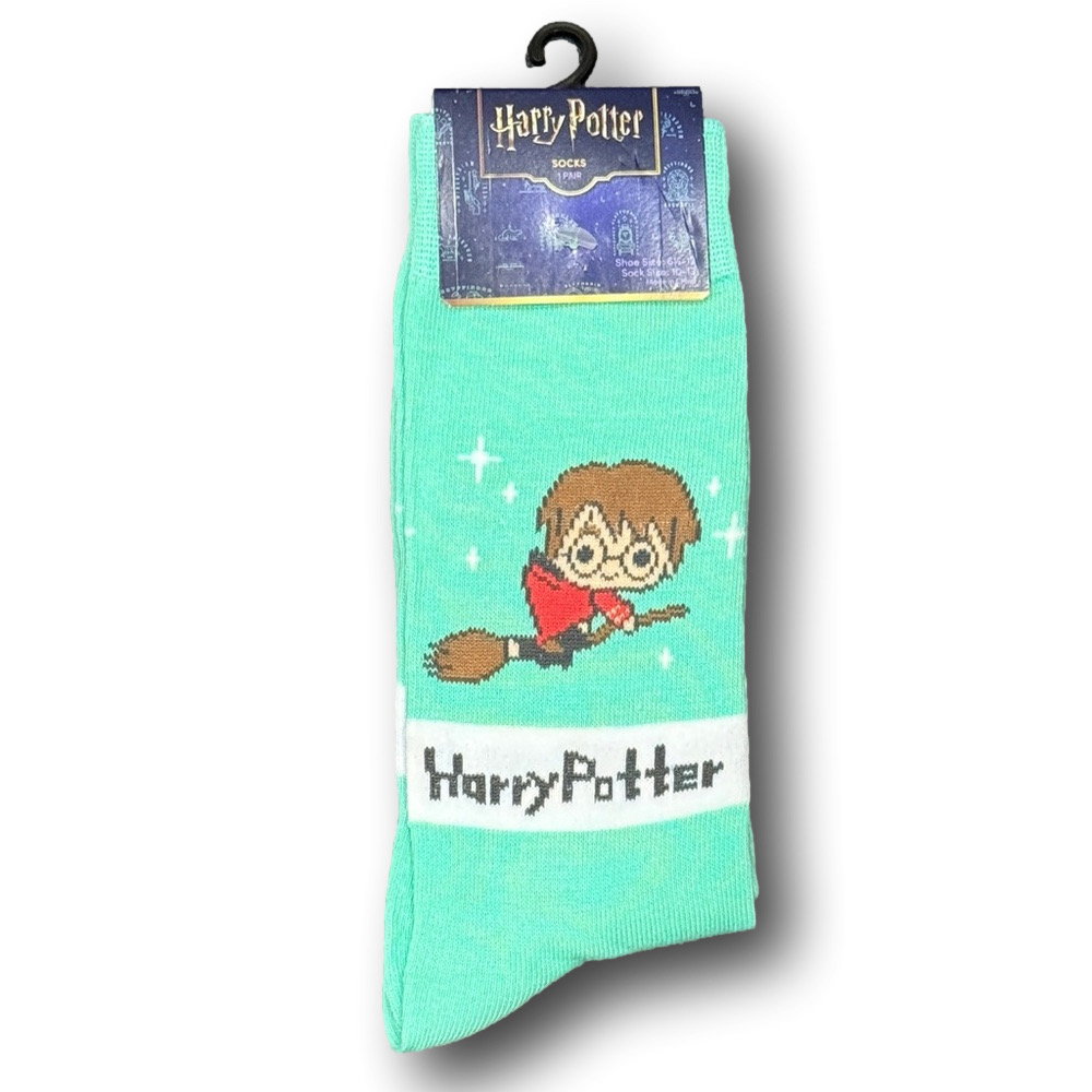 3/$20 Harry Potter Funny Novelty Crew Socks - NWT